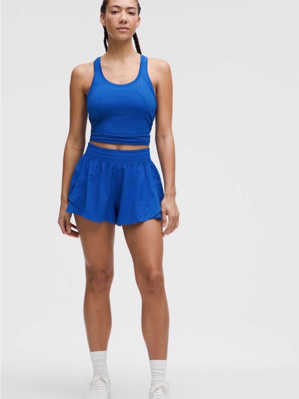 Lululemon Shake It Out High-Rise Running Short 2.5" Galactic Cobalt Size XXS